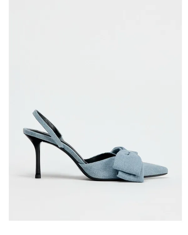 Light_Blue_Denim_Bow_Slingback_Pointed_Toe_heels_For_Women