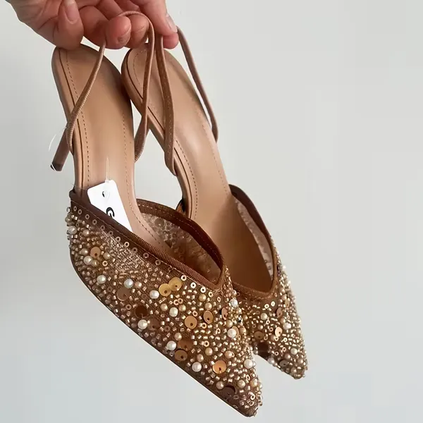 Nude_Patent_Leather_Embellished_Slingback_Heels_For_Women