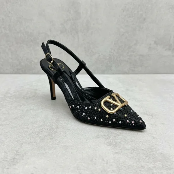 Black_Patent_Leather_Embellished_Pointed_Toe_Slingback_Heels_For_Women
