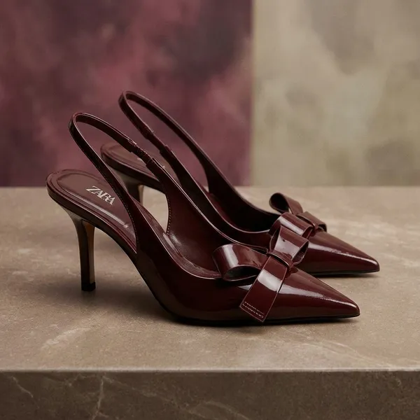 Burgundy_Patent_Leather_Bow_Accent_Pointed_Toe_Heels_For_Women