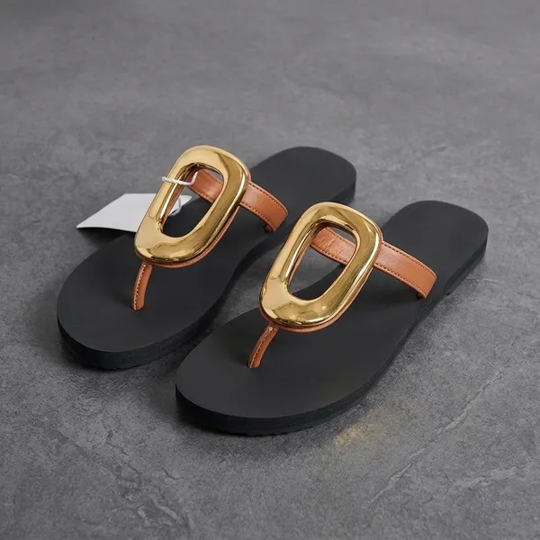 Black_And_Gold_Oval_Embellished_Flip_Flops_For_Women