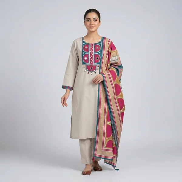 Cream_Cotton_Embroidered_3_Piece_Cotton_Suit_Set_for_Women