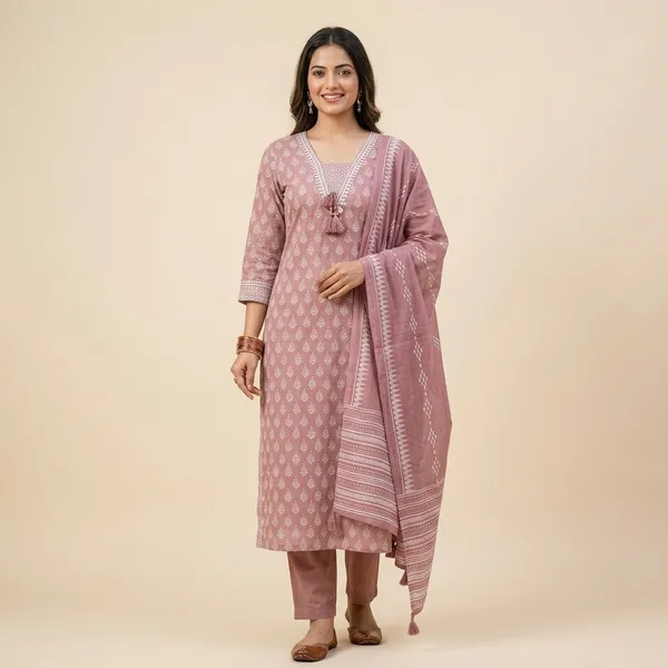 Pink_Printed_3_Piece_Cotton_Suit_Set_for_Women