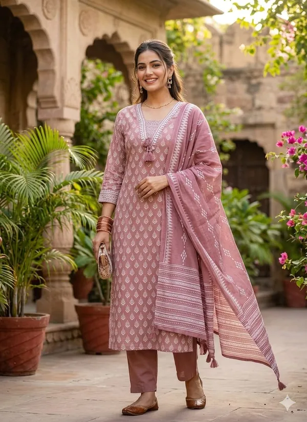 Pink_Printed_3_Piece_Cotton_Suit_Set_for_Women