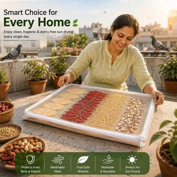 Pack_of_1_Cotton_Drying_Cloth_with_Net,_Off_White,_73_x_96_cm,_Breathable,_Washable,_Reusable,_for_Papad,_Vadagam,_Spices,_Millets,Sun_dry_Wadiyan_or_Badiyan_and_Sun_Dry_Mango_for_Pickle