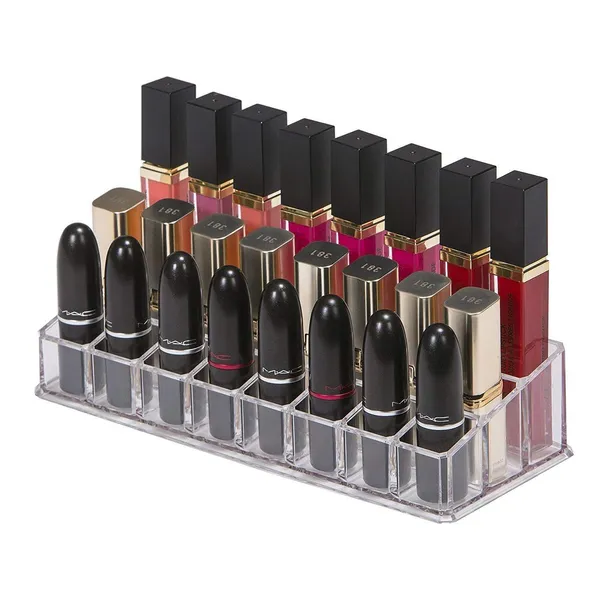 24_Section_Lipstick_Storage_Acrylic_Stand_Mascara_Nail_Paint_Lipstick_Holder_Dressing_Table_Bathroom_Organizer_(Big-_24_Section)