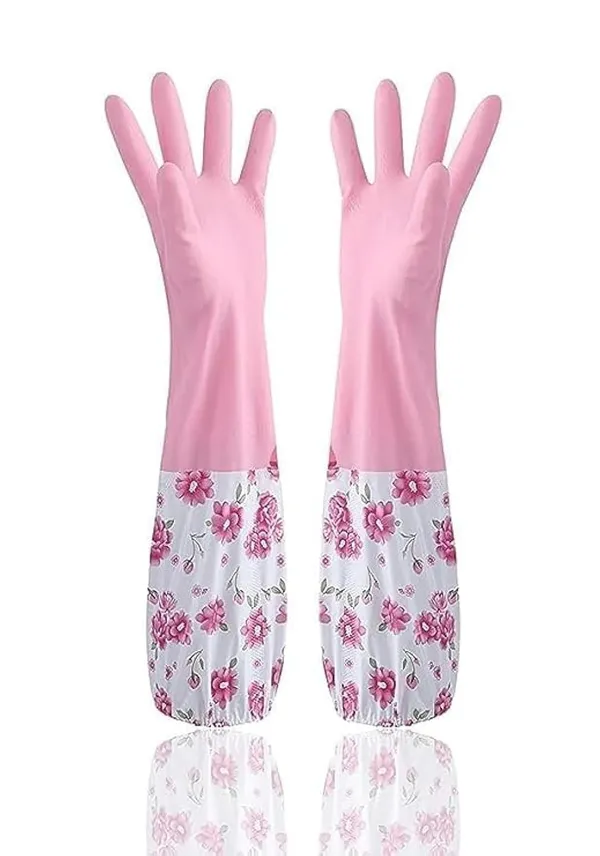 Reusable_Waterproof_Household_Latex_Hand_Gloves_For_Kitchen_Dish_Washing_Laundry_Cleaning_Gardening_And_Sanitation_|_Chemicals_&_Detergents_Resistant_|Heavy_Duty_(Pink)_Pack_Of_-2