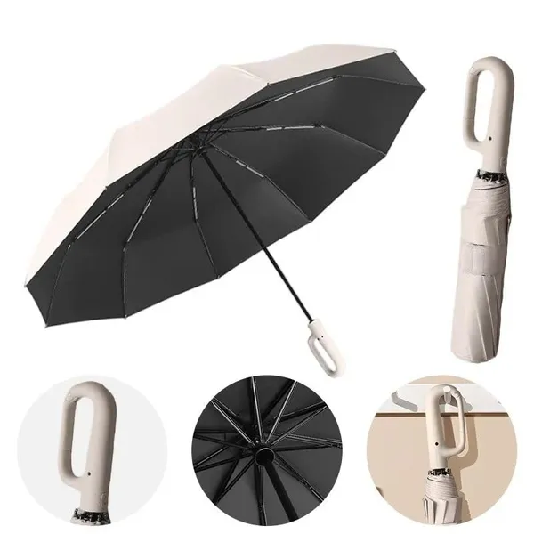 Folding_Umbrella_With_Carabiner_Handle