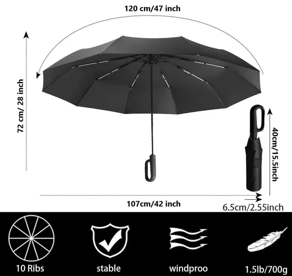Folding_Umbrella_With_Carabiner_Handle