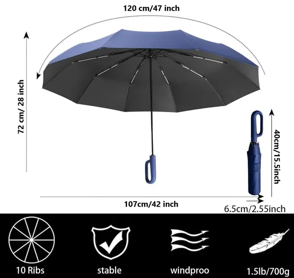Folding_Umbrella_With_Carabiner_Handle