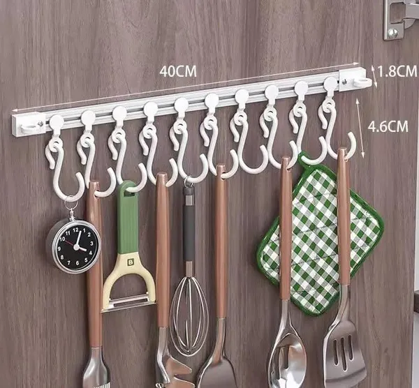Wall_Mounted_Sliding_Hook_Rail_-_Pack_of_2