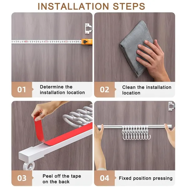 Wall_Mounted_Sliding_Hook_Rail_-_Pack_of_2