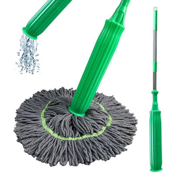 Twist_Mop_With_Wringer_Set