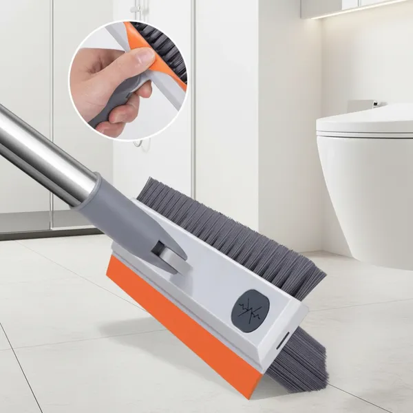 Magic_Broom_Sweeper_For_Floor_Cleaning_|Multifunctional_Silicone_Wiper_Mop_With_Extendable_Handle_Bathroom_Floor_&_Window_Squeegee_Viper_For_Home_(Wet&Dry)_(3_In_1_Orange_Brush)