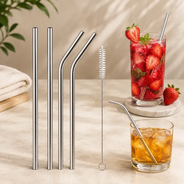 Steel_Straws,_Bended_Stainless_Steel_For_Drinking,_Extra_Wide_For_Smoothie,_Milkshake,_Cold_Drink,Reusable,_Bpa_Free,_8_Inch_Long_(Pack_Of_5)_Pack_Of_-4
