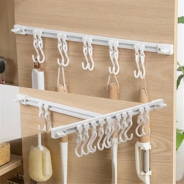 Wall_Mounted_Sliding_Hook_Rail_-_Pack_of_2