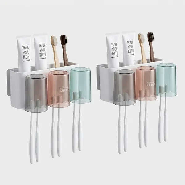 Wall_Mounted_Toothbrush_Holder_With_Cups_-_Pack_of_2