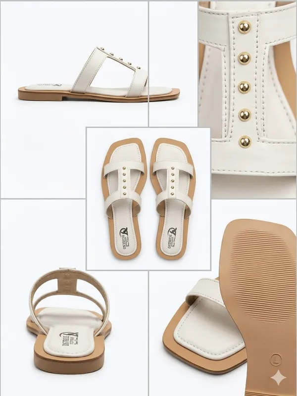 Gold_Stud_Slides_For_Women