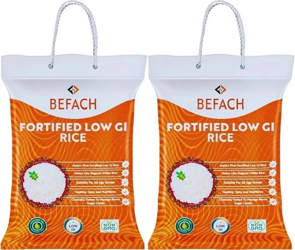 Befach_Fortified_Low_Gi_White_Rice_For_Sugar_Free_Weight_Loss_Everyday_Rice_(Medium_Grain,_Polished)_(9_Kg)