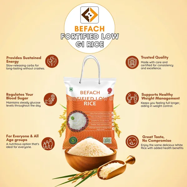 Befach_Fortified_Low_Gi_White_Rice_For_Sugar_Free_Weight_Loss_Everyday_Rice_(Medium_Grain,_Polished)_(9_Kg)