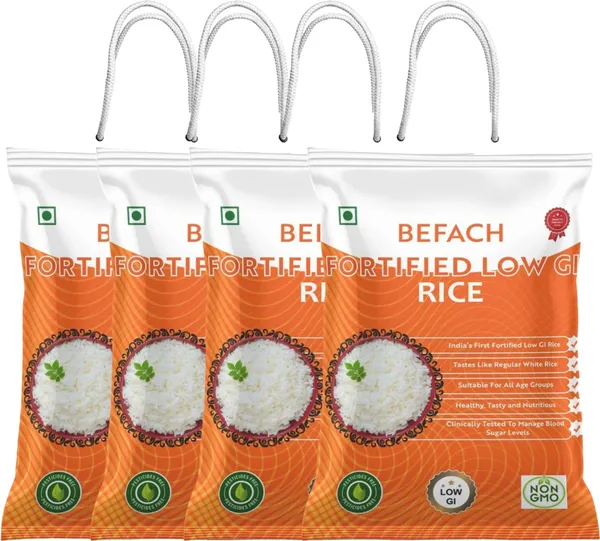 Befach_Fortified_Low_Gi_White_Rice_For_Sugar_Free_Weight_Loss_Yellow_Sona_Masoori_Rice_(Medium_Grain,_Polished)_(18_Kg)