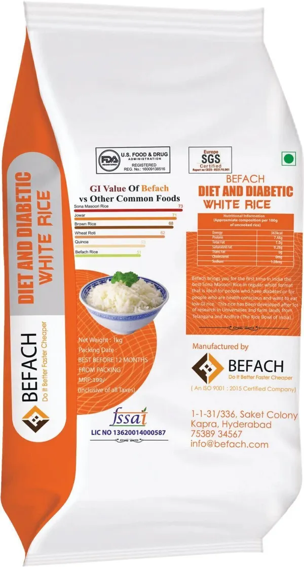 Befach_Fortified_Low_GI_White_Rice_for_Sugar_Free_Weight_Loss_Sona_Masoori_Rice_(Medium_Grain,_Polished)_(13.5_kg)