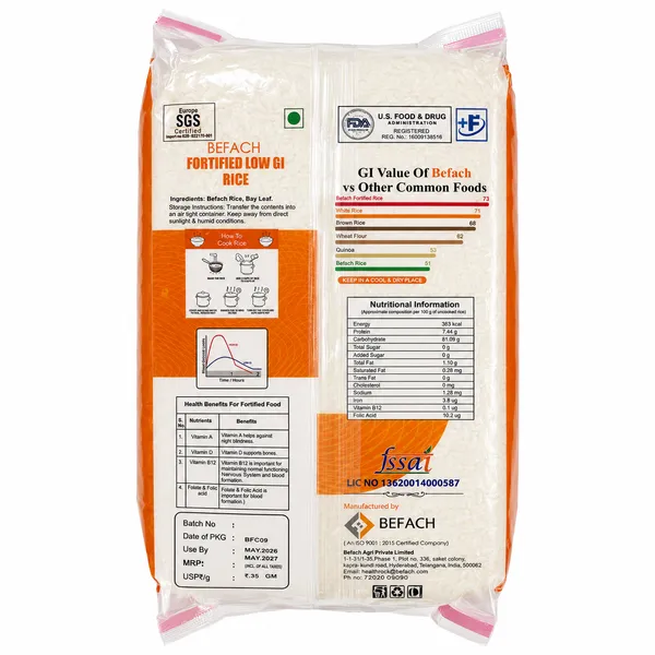 Befach_Fortified_Low_Gi_White_Rice_For_Sugar_Free_Weight_Loss_Sona_Masoori_Rice_(Medium_Grain,_Polished)_(2_Kg)