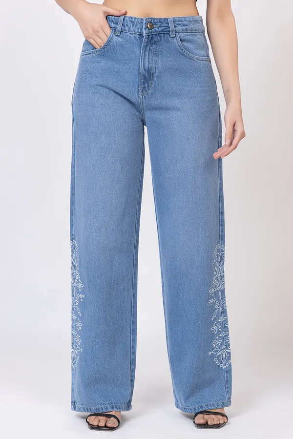 imported_designer_Blue_Cotton_Jean_Jeans_For_Women