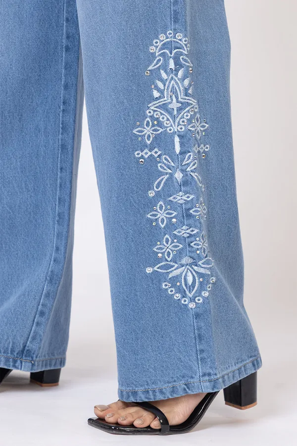 imported_designer_Blue_Cotton_Jean_Jeans_For_Women
