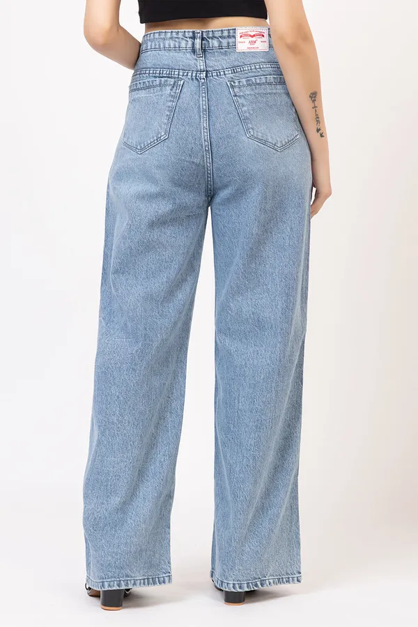 Blue_Cotton_Denim_wide_leg_Jeans_For_Women