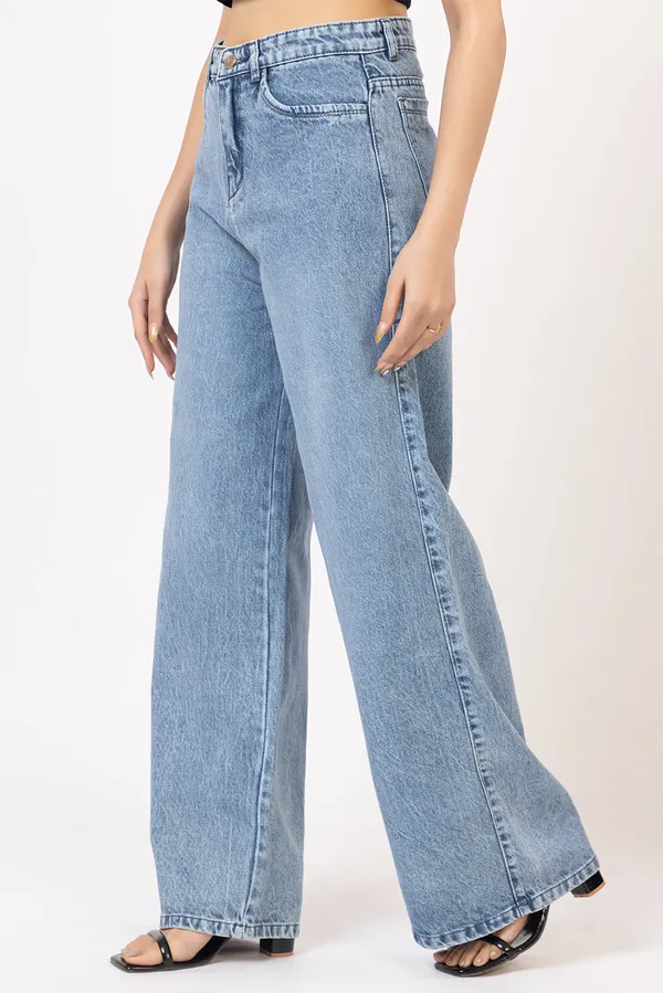 Blue_Cotton_Denim_wide_leg_Jeans_For_Women