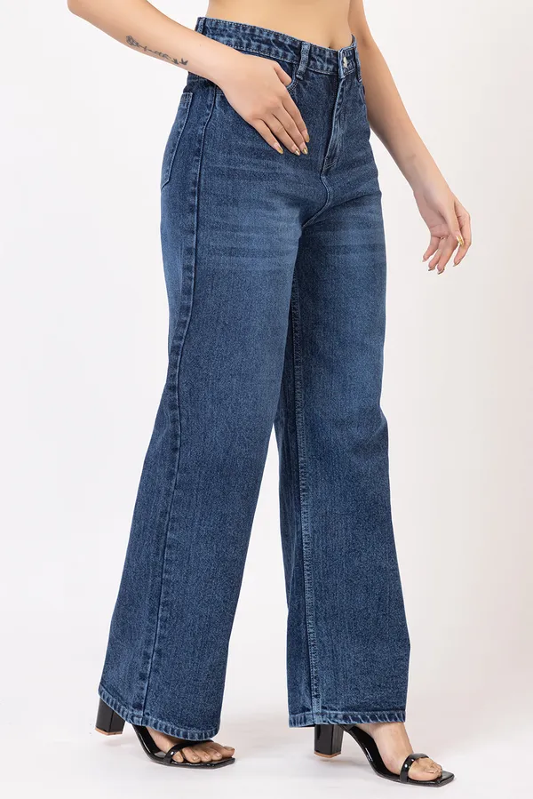 Blue_Cotton_Denim_wide_leg_Jeans_For_Women
