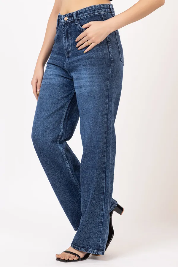 Blue_Cotton_Denim_wide_leg_Jeans_For_Women