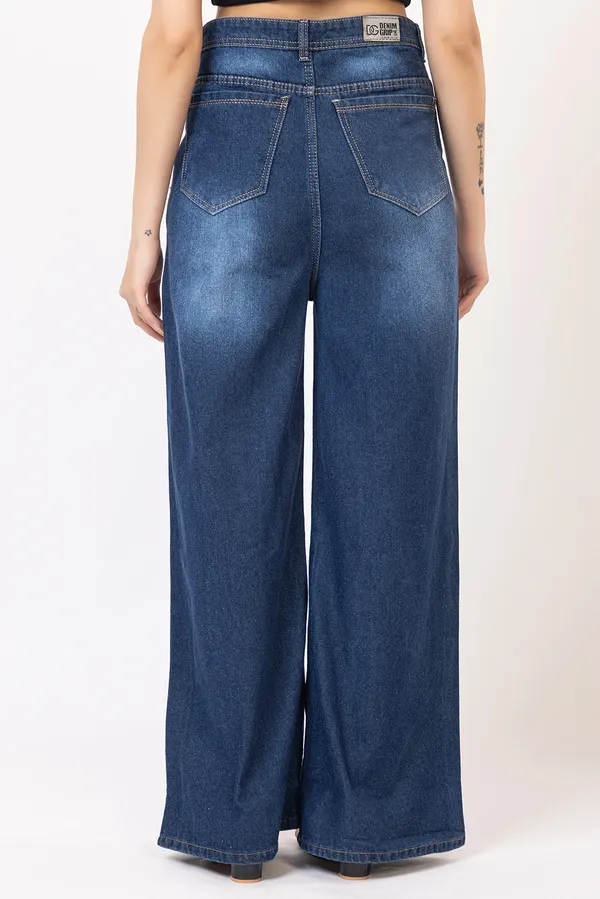 Blue_Cotton_wide_leg_Jeans_For_Women