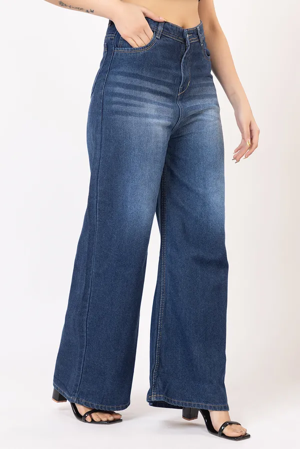 Blue_Cotton_wide_leg_Jeans_For_Women
