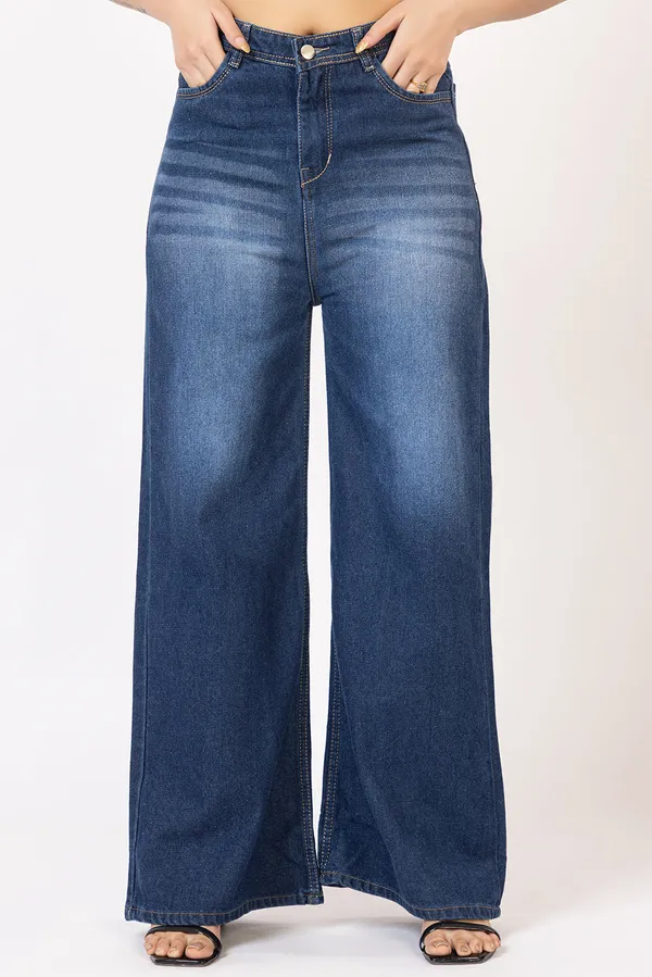 Blue_Cotton_wide_leg_Jeans_For_Women
