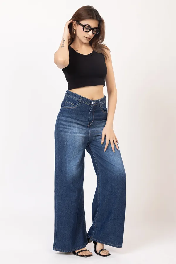 Blue_Cotton_wide_leg_Jeans_For_Women