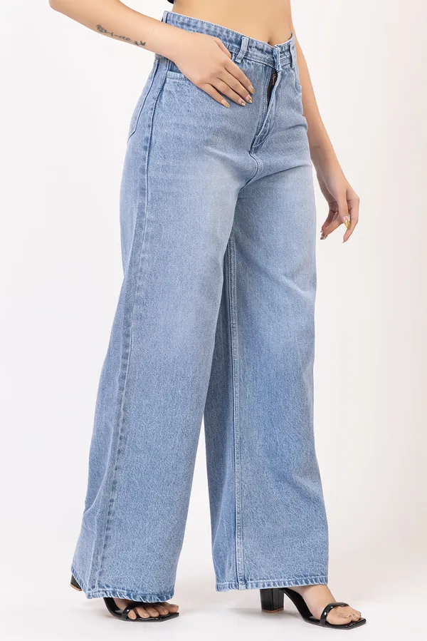 Blue_Cotton_wide_leg_Jeans_For_Women