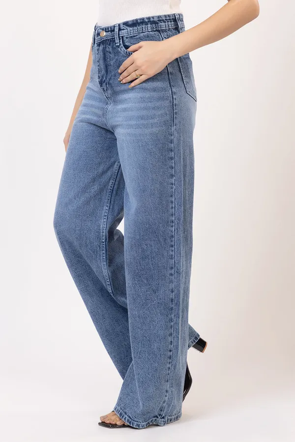 Blue_Cotton_wide_leg_Jeans_For_Women