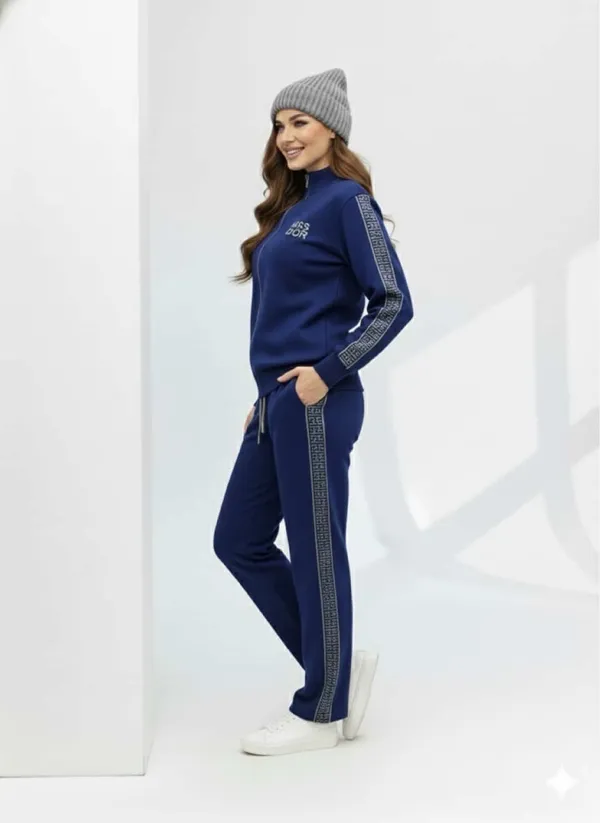 Imported_Blue_Scuba_Spacer_Fabric_Smart_Fit_Co-Ord_Set_For_Women