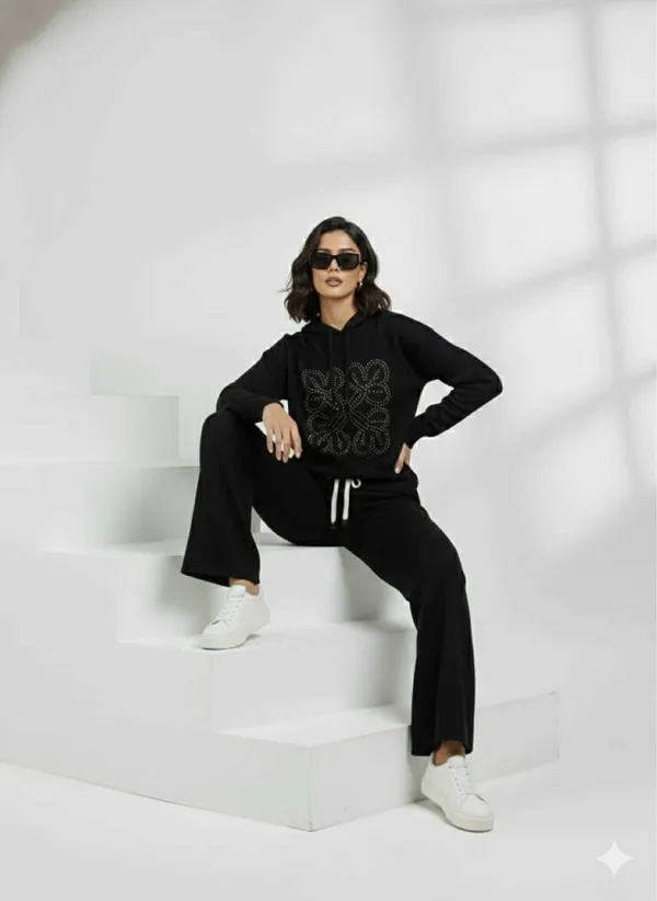 Imported_Black_Scuba_Fabric_Stretchable_Co-Ord_Set_For_Women