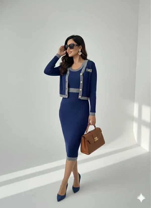 Imported_Blue_Scuba_Spacer_Fabric_Smart_Fit_Co-Ord_Set_For_Women