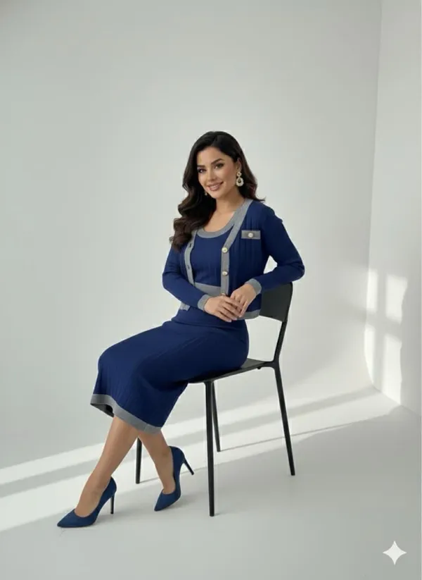 Imported_Blue_Scuba_Spacer_Fabric_Smart_Fit_Co-Ord_Set_For_Women