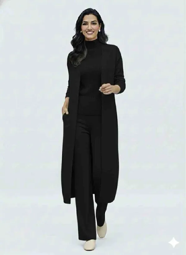 Imported_Black_Scuba_Spacer_Fabric_3-Piece_Co-Ord_Set_With_Shrug_For_Women