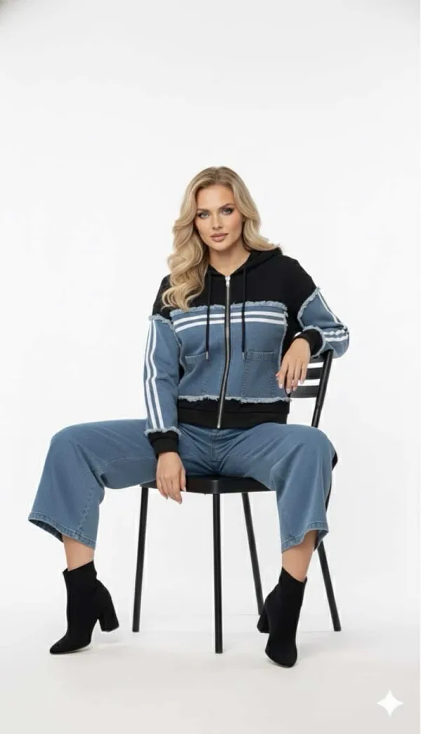 Imported_Blue_Denim_Look_French_Terry_2-Piece_Co-Ord_Set_For_Women