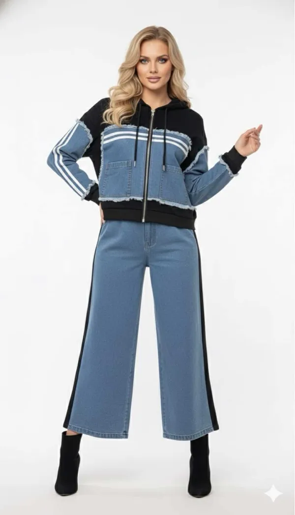 Imported_Blue_Denim_Look_French_Terry_2-Piece_Co-Ord_Set_For_Women