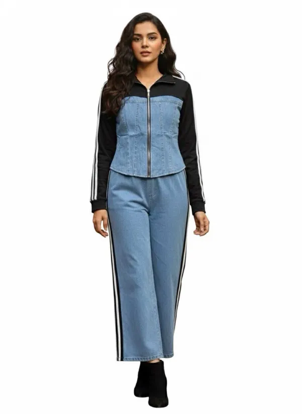 Imported_Blue_Denim_French_Terry_Smart_Fit_Co-Ord_Set_For_Women