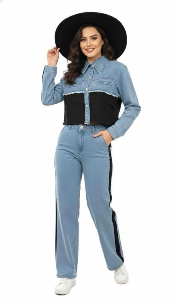 Imported_Blue_Denim_Look_French_Terry_Co-Ord_Set_For_Women