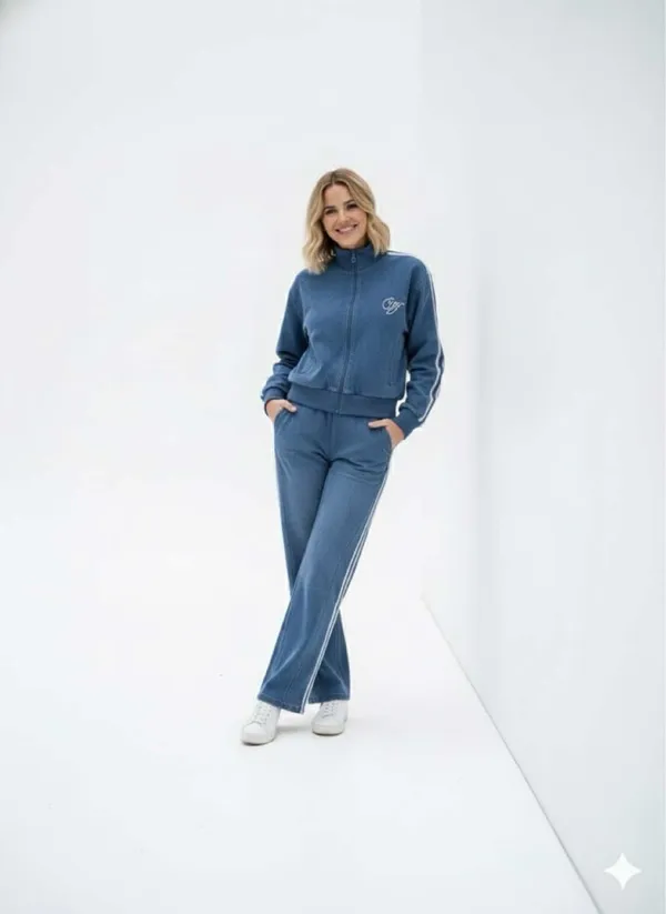Imported_Blue_Denim_Look_French_Terry_2-Piece_Co-Ord_Set_For_Women