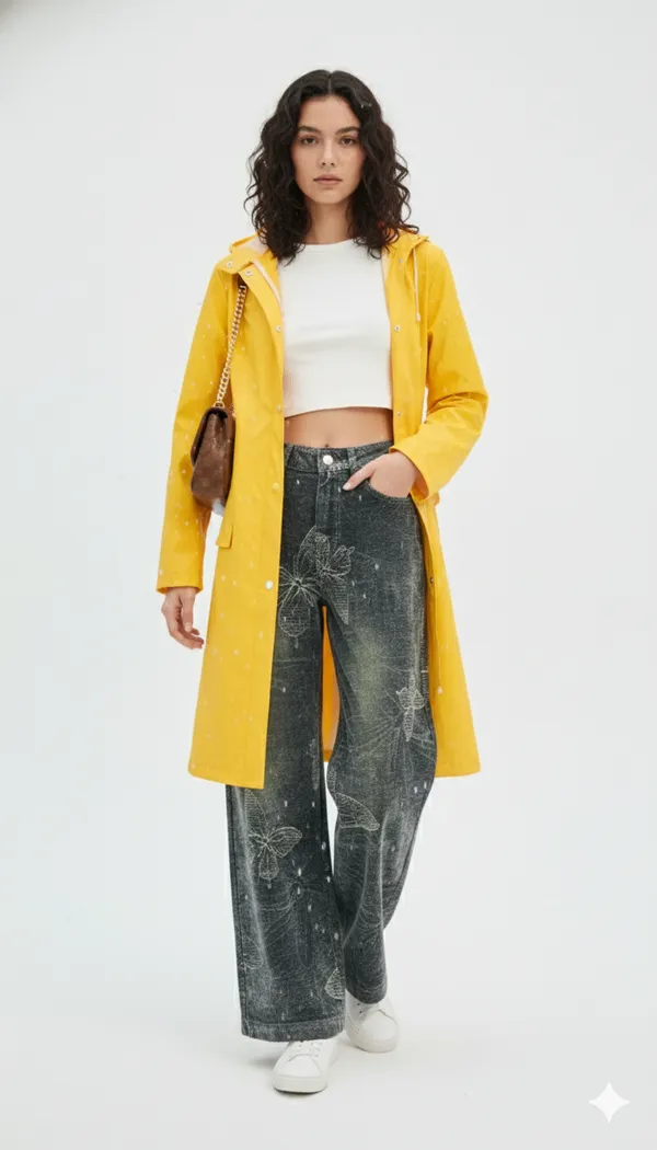 imported_designer_Grey_Cotton_Denim_wide_leg_Jeans_For_Women